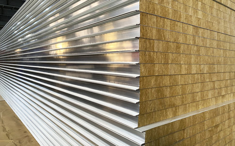 廠家帶你了解巖棉夾心板的新型優點有哪些